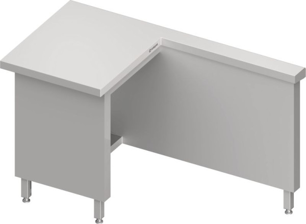 Stalgast Edelstahl Kassenstation "Free Flow" Arbeitsbereich links 1400x750x880 mm, Granitabdeckung "Standard G1", FF14233