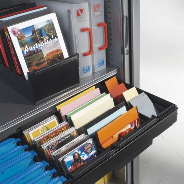 Deskin Schublade, Schwarz, Material: Kunststoff, 331028