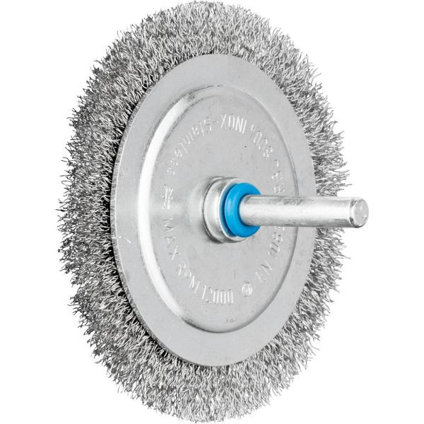 Pferd Rundbürste mit Schaft, ungezopft RBU 8004/6 INOX 0,20, VE: 10 Stück, 43105023