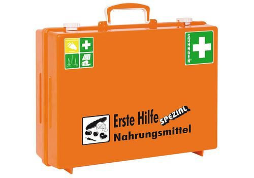 DENIOS Erste-Hilfe-Koffer Beruf Spezial "Nahrungsmittel", Basisinhalt nach DIN, 164925