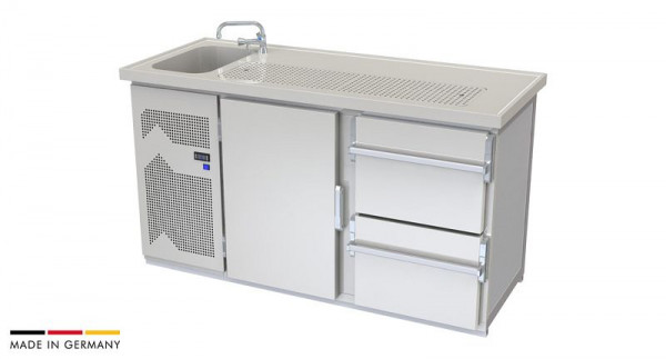 hefa Theke Brillant 17/1L-TZ, Abmaße: 950 x 1.700 x 650/700 mm, Brillant 17/1L-TZ