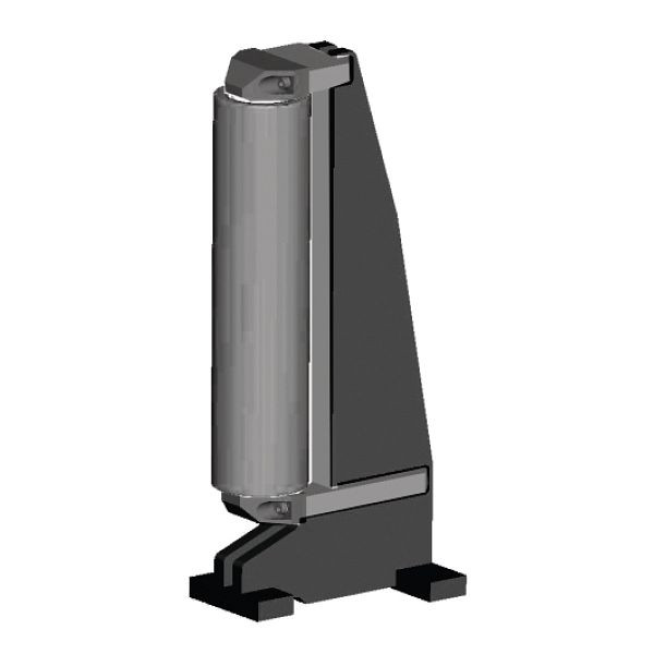 Metallkraft seitliche Führungsrolle starr, grau, 3640313