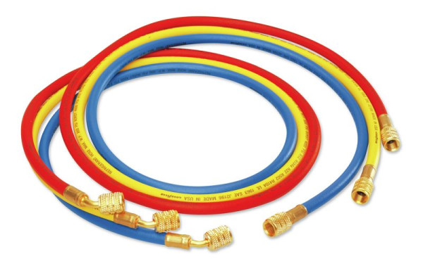 Rothenberger Druckschlauch Standard, gelb, 1/4" SAE, 1,5m, 1500000025