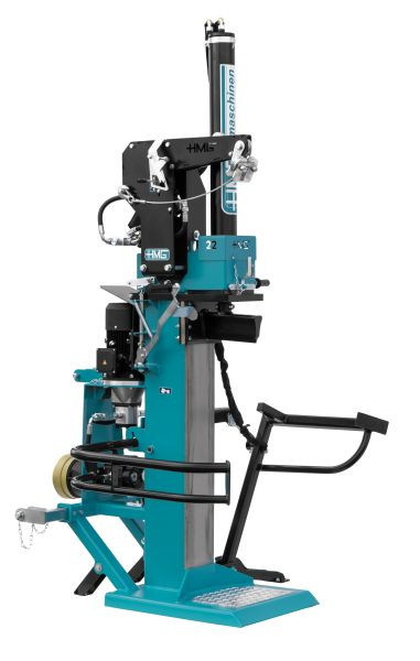 HMG Hydraulik Holzspalter HSP 22M-ZD mit Zapfwellenanschluss über Graugusspumpe und E-Motor 6.5kw 400V, Spaltkraft 22t, Spalthöhe 111cm, 714 362