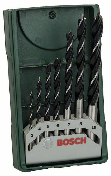 Bosch Mini-X-Line-Holzbohrer-Set, 7-teilig, 2607019580