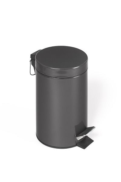 VAR Tret-Abfallsammler mit Fußpedal, 3 L, anthrazit, 43012