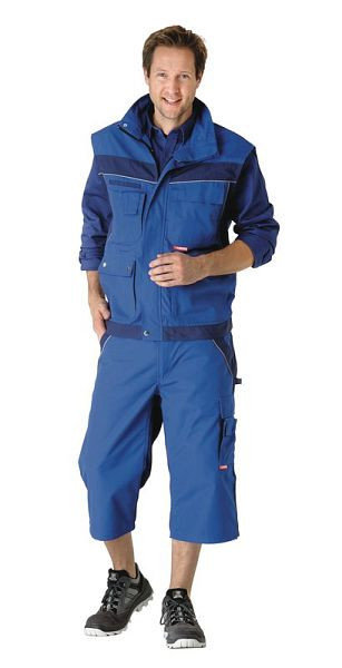 Planam Plaline 3/4 Hose, kornblumenblau/marine, Größe 4XL, 2551068