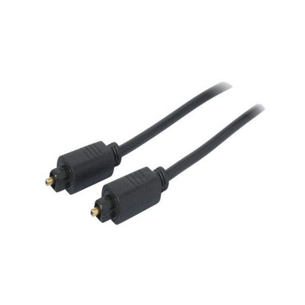 S-Conn Lichtwellenleiterkabel 4,0mm, Toslink-Stecker auf Toslink-Stecker, 5,0m, 69004-5.0
