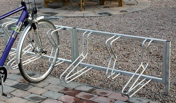 Rasti ARINOS-Classic Fahrradständer, 6er Stand, Erdbefestigung (zum Einbetonieren), F24115