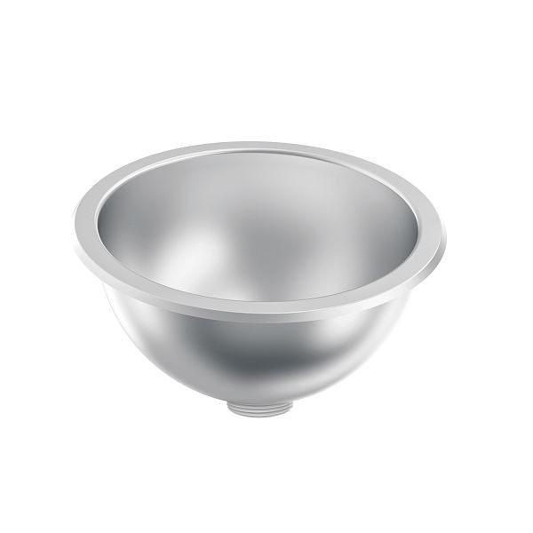 KWC Rundbecken, RONDO, Edelstahl, seidenmatt, 233x107 mm, Ablaufgarnitur, 3600009742