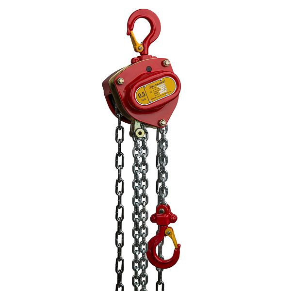 DELTA RED® Premium Stirnradkettenzug, 0,5t mit 3m Hubhöhe, DR.0.04100503