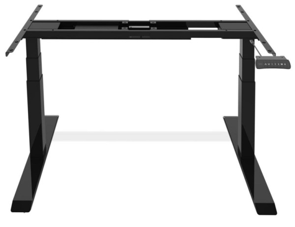 Deskin Tischgestell FLEX MODUL Schwarz, Schwarz RAL 9005, 250 x 205 x 580-1230 mm, 346531