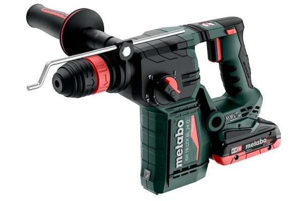 metabo Akku-Kombihammer KH 18 LTX BL 24 Q metaBOX 165 L, inkl. Akkus und Ladegerät, 601714800