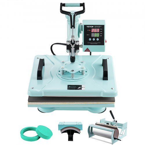VEVOR Hitzepresse Transferpresse 30x38cm 5 in 1 30oz Tumbler Presse T-Shirts, YTS30OZ121551W8DEV2