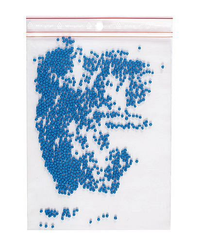 DENIOS Verpackungsbeutel aus PE-LD, Stärke 60µ, patentierer Druckverschluss, B x L 60 x 80 mm, 100 Stück, 281949