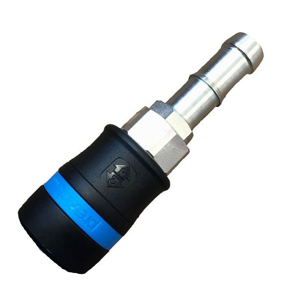 Airpress Druckluft Sicherheitskupplung mit Druckknopf 19mm Schlauchanschluss EURO, 9ISG111819