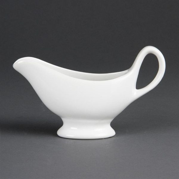 Olympia Whiteware Saucieren 180 ml, VE: 6 Stück, ofen-, mikrowellen-, geschirrspüler- und gefriergeeignet, C243