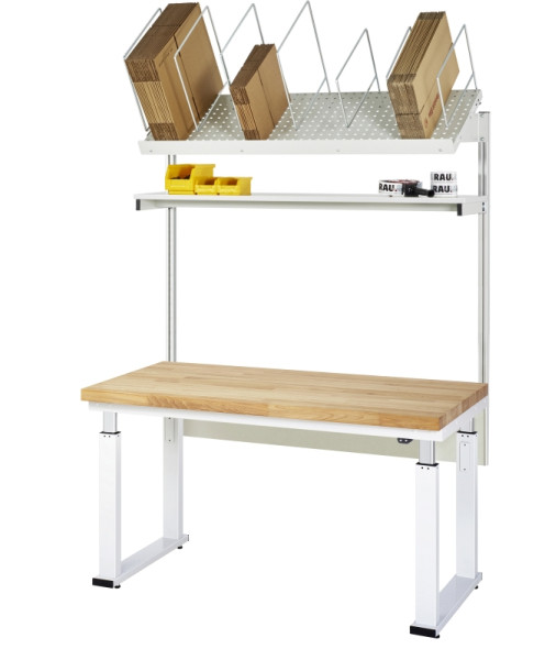 RAU Packtisch Komplettset 01, 08-WB, B1500 x T900, B-Platte, 08-WB-150-090-B-VP01.12