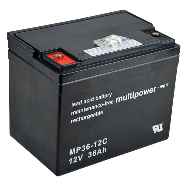 multipower MP36-12C 12V 36Ah AGM Batterie, 02-4158