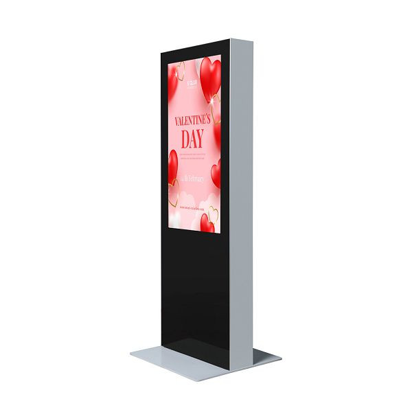 Showdown Displays Digitale Infostele doppelseitig 50" Gehäuse, DIDTOTEM50F