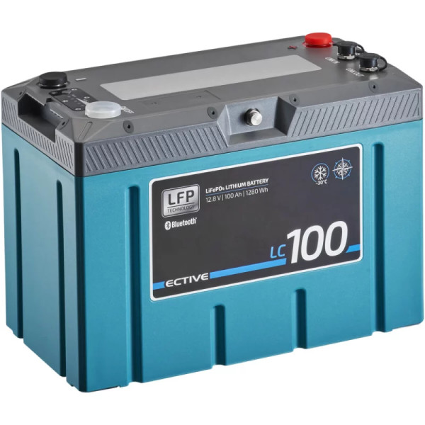 ECTIVE LC 100 Marine LT 12V LiFePO4 Lithium Versorgungsbaterie 100Ah, TN6308