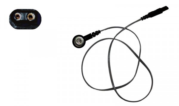 Golmed LZ-EKG-Einzelleitung, schwarz, zu Medset Smart Recorder, 1-2-MED8 SW