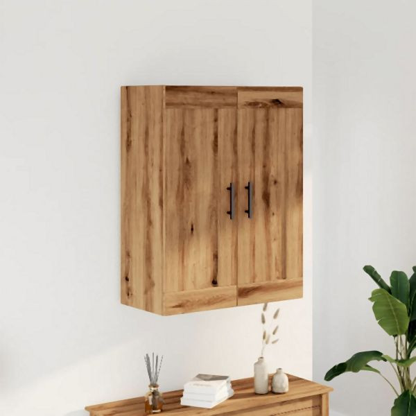 vidaXL Wandschrank Artisan-Eiche 69,5x34x90 cm Holzwerkstoff, 857313