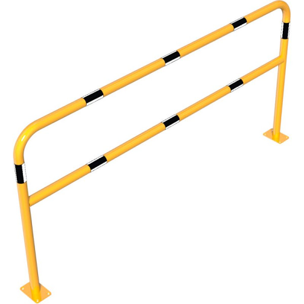 Stein HGS Schutzbügel -Solid-, 2000mm/zum Aufdübeln mit Bodenplatte, kunststoffbeschichtet, 31156