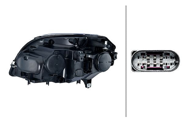 HELLA Glühlampe-Hauptscheinwerfer - für u.a. MERCEDES-BENZ GLK-CLASS (X204) - ECE/CCC - für Rechtsverkehr - rechts, 1EG 354 878-021