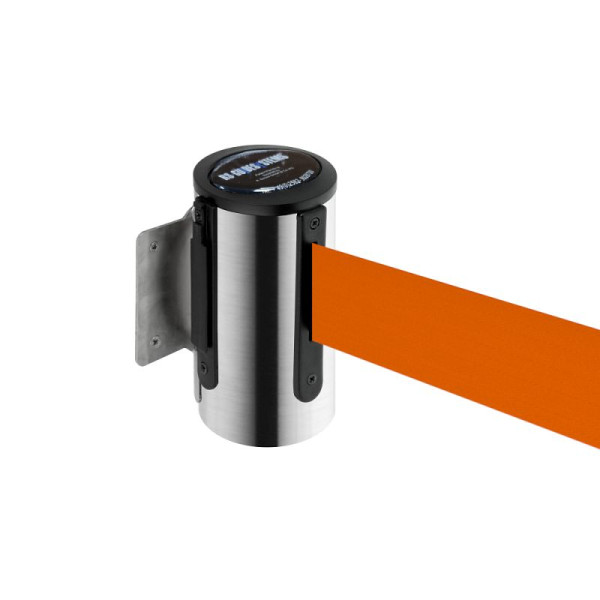 Stein HGS Wandgurtkassette -P-Line Future-, edelstahl, orange, mit magnetischem Gurtendstück, 12850s-2204
