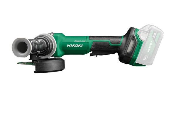 HiKOKI 18 V Akku Winkelschleifer (Brushless) (Motorbremse) Paddle Schalter, ohne Akku, ohne Ladegerät, G1813DF (Basic) (Karton), G1813DFW4Z