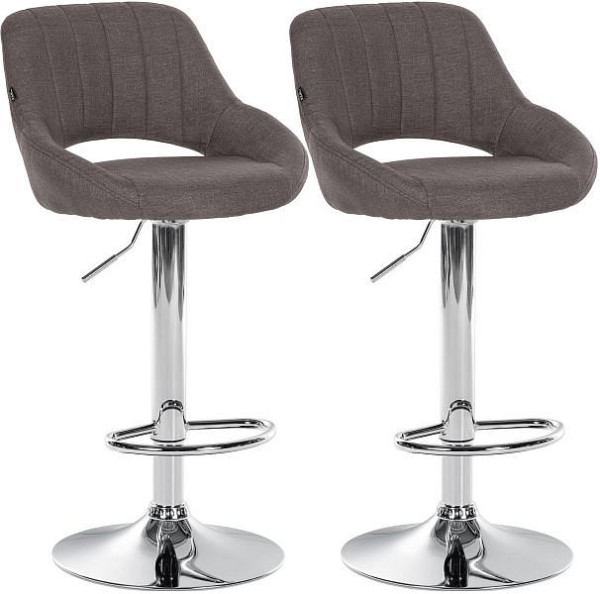 CLP Barhocker Milet Stoff C, dunkelgrau, VE: 2 Stück, 324400