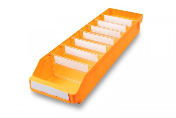 Stemo Lagerkasten 6018 gelb, Abmessungen (LxBxH): 600x180x95mm, VE: 20 Stück, 540605