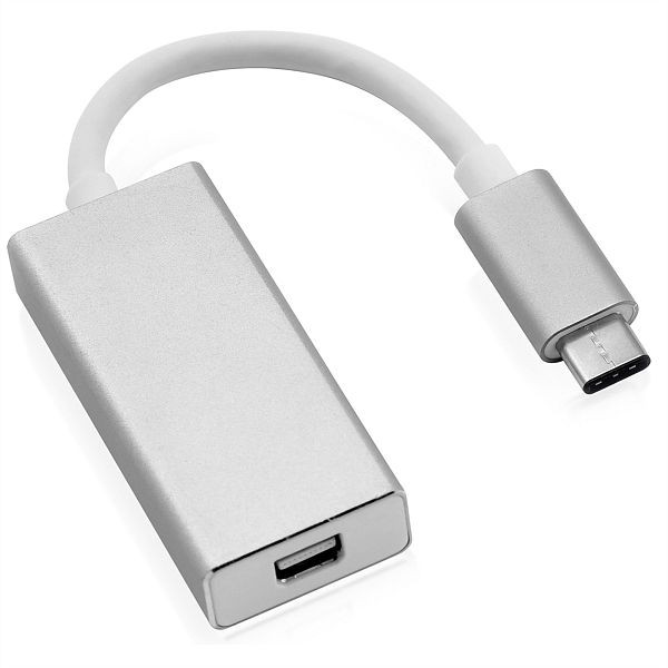 ROLINE Display Adapter USB Typ C - Mini-DisplayPort Version 1.2, ST/BU, 12.03.3225