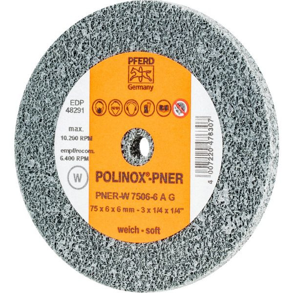 Pferd POLINOX-Kompaktschleifrad PNER-W 7506-6 A G, VE: 5 Stück, 44691621