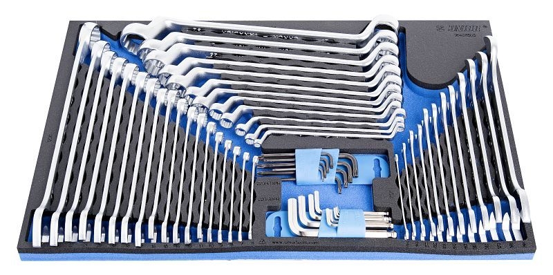 Unior Steckschlüssel-Sortiment 1/4 Zoll In Metallkassette | 16-teilig | Chrom-Vanadium | Metrisch 4–13 Mm