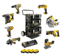 Produktbild von DeWalt Akku Combopack, 18 V / 5 Ah (8-teilig), DCK856P4-QW DeWalt Akku Combopack, 18 V / 5 Ah (8-teilig), DCK856P4-QW