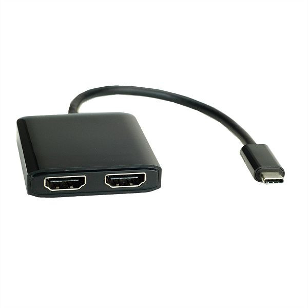 VALUE Display Adapter USB Typ C - 2x HDMI, 12.99.1132