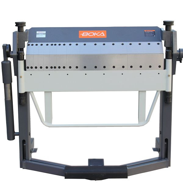 BOKA Abkantbank, 1020 mm x 2,0 mm, 0-135°, Manuelle Schwenkbiegemaschine für Stahl/Alu, maximale Kastenbiegetiefe 50 mm, PBB-4014A, 573161