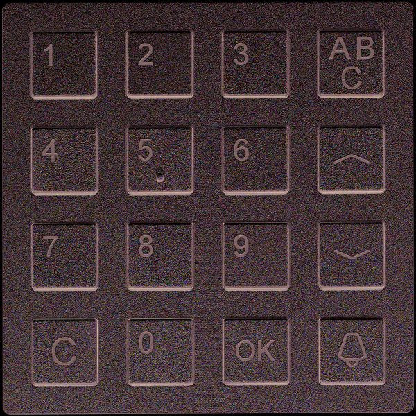 TCS Tastaturmodul Serie AMI, silber, AMI10300-0010