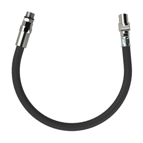 Riegler Schlauch QS, 50 cm, G 1/4, drehbar, Handreifenfüllmesser Standardausführung, 137584