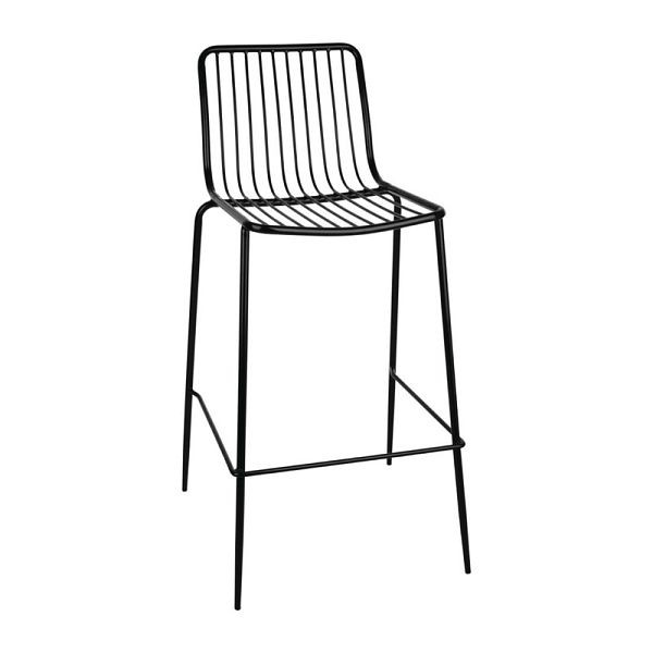 Bolero Hochhocker aus Stahldraht in 4er Pack (4 Stück), FB875