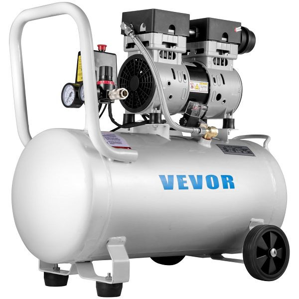 VEVOR Flüster Kompressor Ölfrei Luftkompressor 50L 1PS Leise Druckluft Kessel, WSKYJ750-50L00001V2