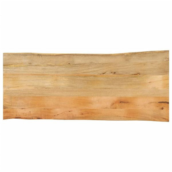vidaXL Tischplatte mit Baumkante 140x60x2,5 cm Massivholz Mango, 370721