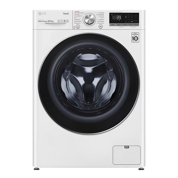 LG Waschmaschine, 10,5kg, Energieeffizienzklasse A, AI DD™, Steam, TurboWash™ 360°, F6W105A
