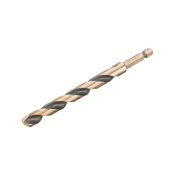 DeWalt Black&Gold HSS-G Metallbohrer, 10mm, Länge 100x138mm, Sechskantschaft, schlagfest, DT20616-QZ