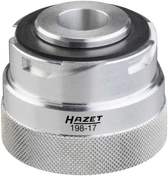 Hazet Motoröl Einfüll-Adapter für Motoröl-Fülltrichter 198-9, einsetzbar an MERCEDES-BENZ Motor OM 654: A-Klasse, Typ 177, B-Klasse, Typ 247, 198-17