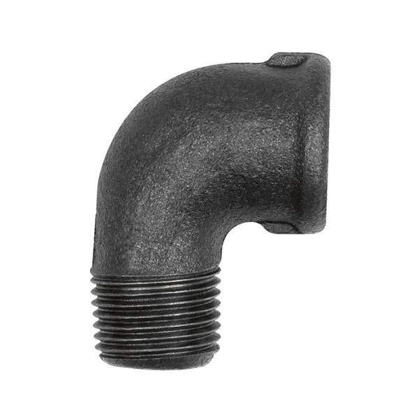 Riegler Winkel 92, 90°, Rp 1/2 innen, R 1/2, Temperguss schwarz, 133631