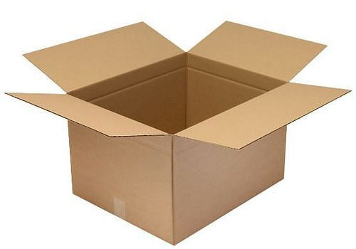 TransPak Wellpapp-Faltkarton 1-wellig, Innenmaß 550 x 450 x 350 mm, Qualität 1.30C, VE: 25 Stück, 299301