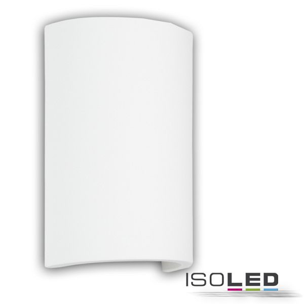 ISOLED LED Gips-Wandleuchte 2x3W, UP&DOWN, rund, warmweiß, 112173